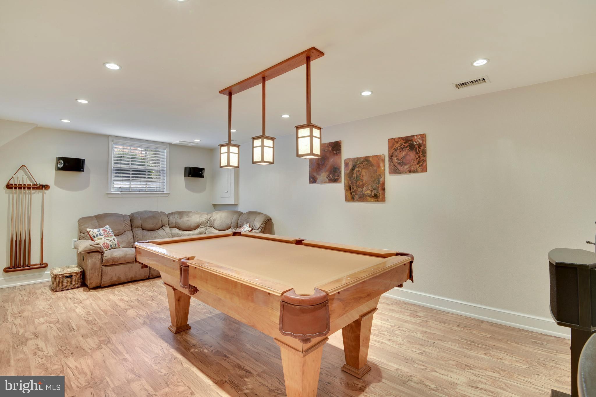 4604 Woodfield Road Bethesda, MD 20814 - Photo 23 of 28 Lower Level Rec Room