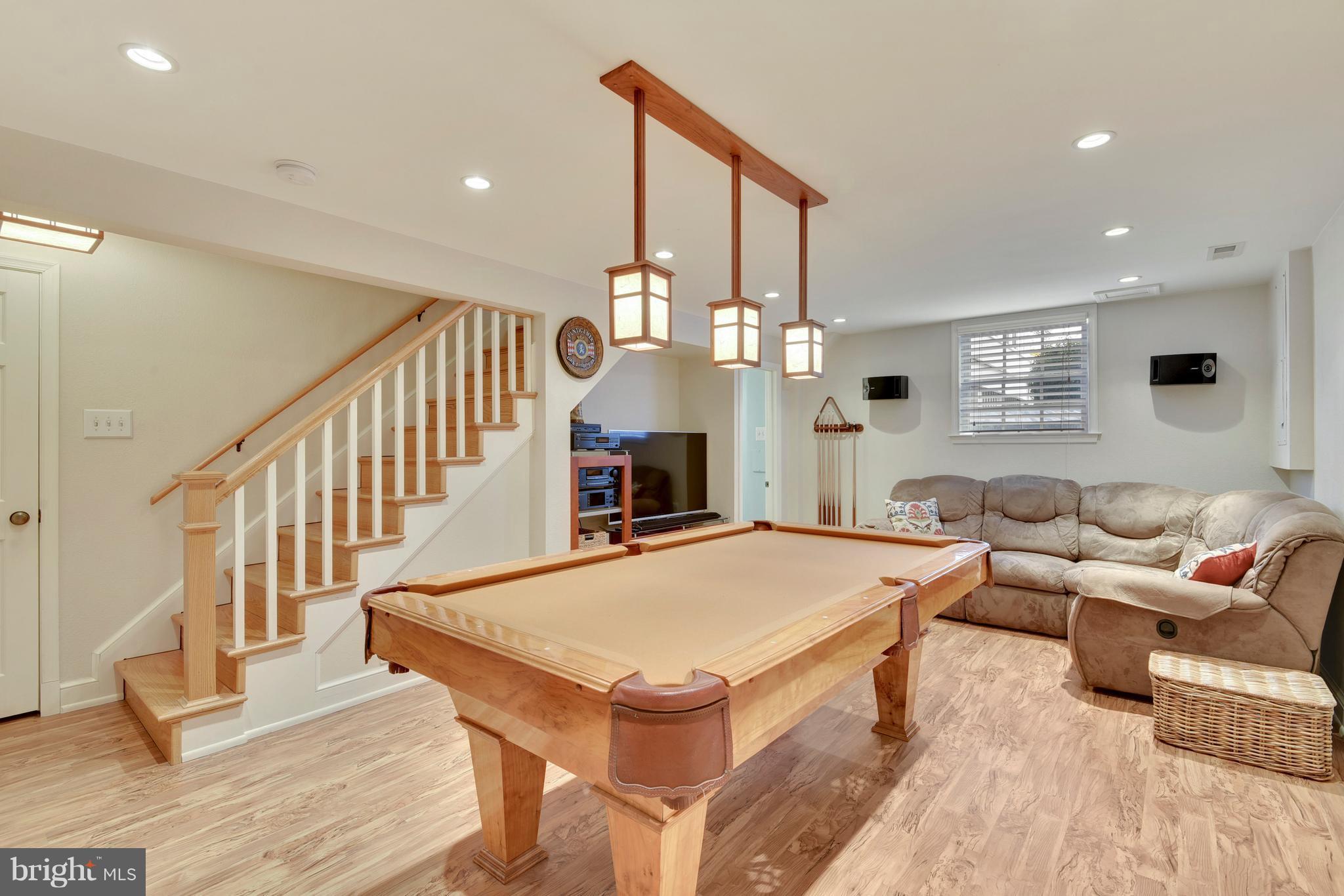 4604 Woodfield Road Bethesda, MD 20814 - Photo 24 of 28 Lower Level Rec Room