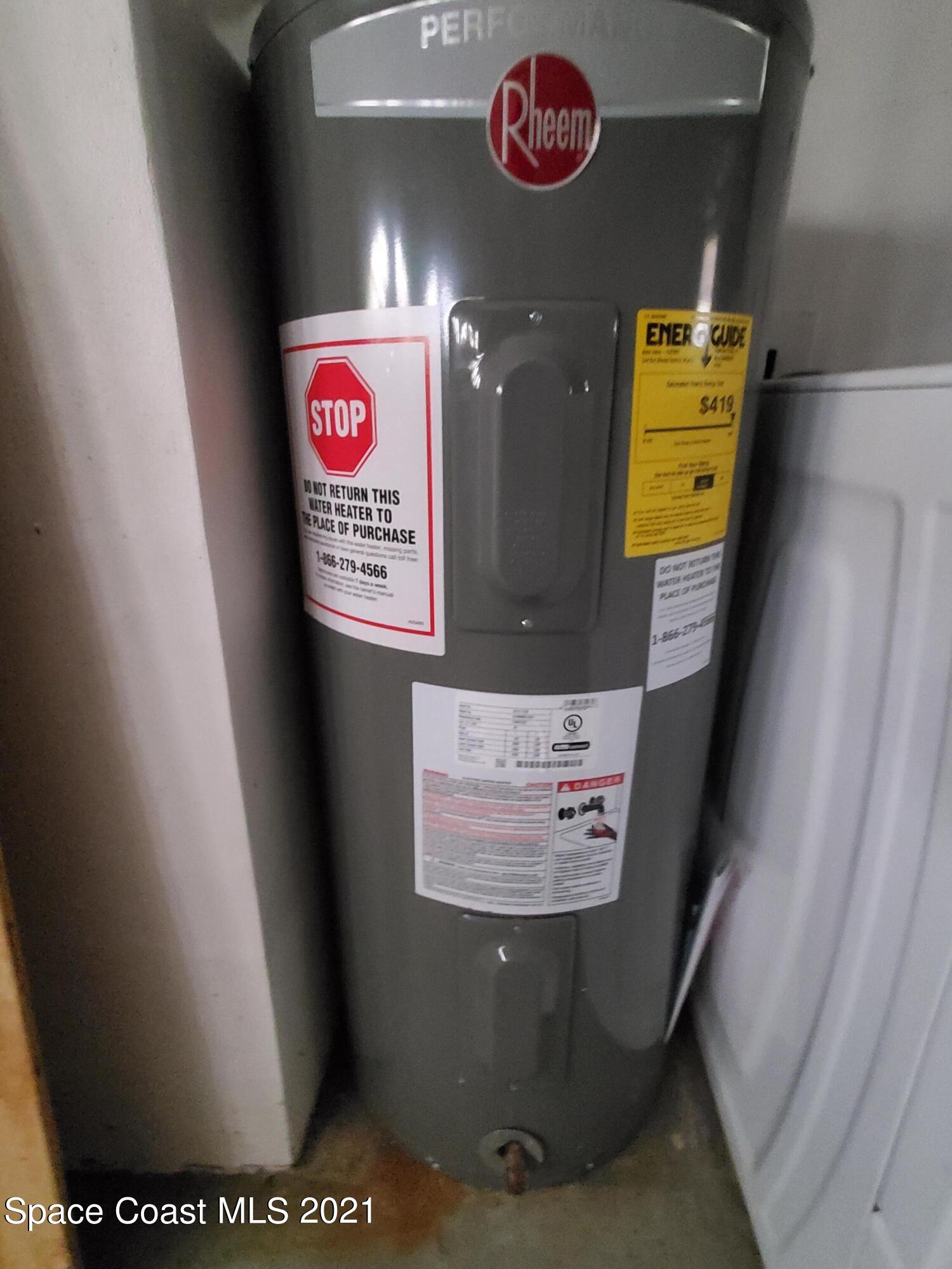 2740 Rhapsody Street Northeast Palm Bay, FL 32905 - Photo 62 of 78 New water heater