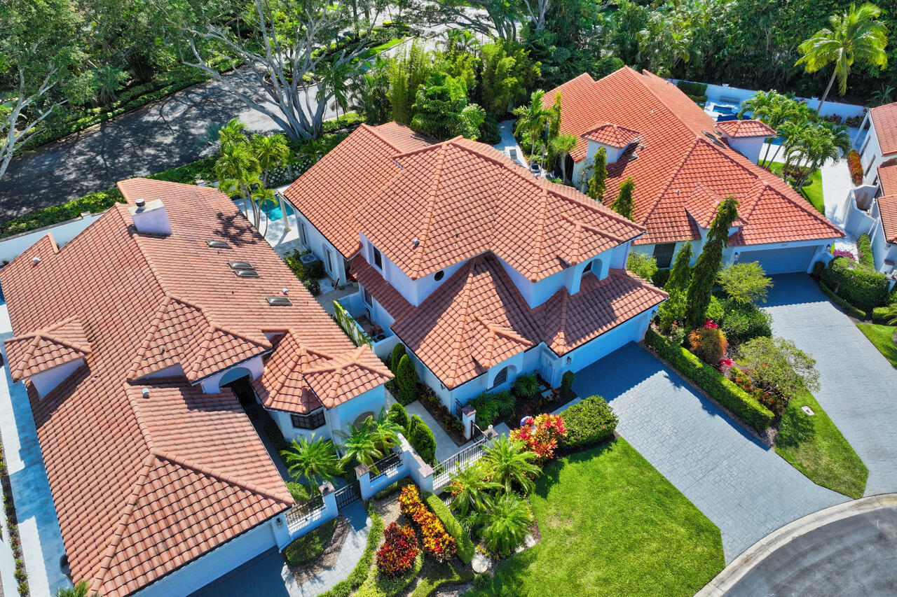 5809 Northwest 21st Way Boca Raton, FL 33496 - Photo 47 of 59 an aerial view of a house with garden space and street view