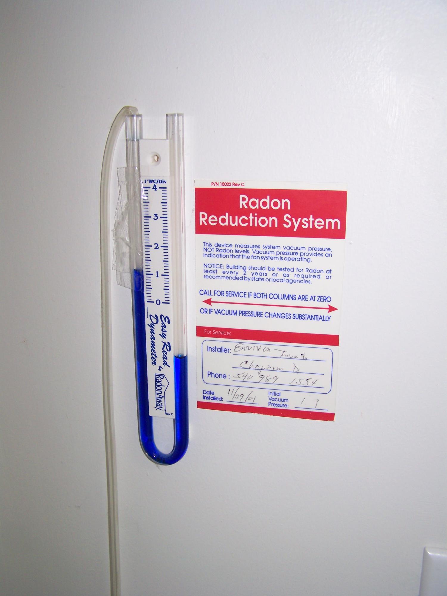 8205 Barrens Road Roanoke, VA 24019 - Photo 54 of 58 Radon Remediation System Installed