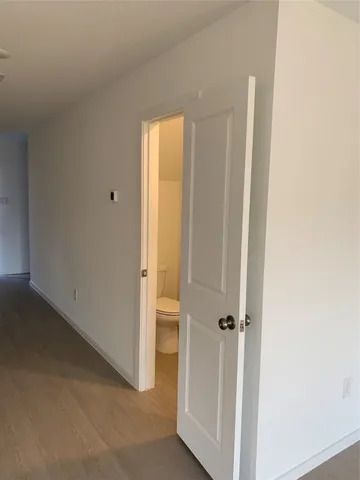 a view of an front door