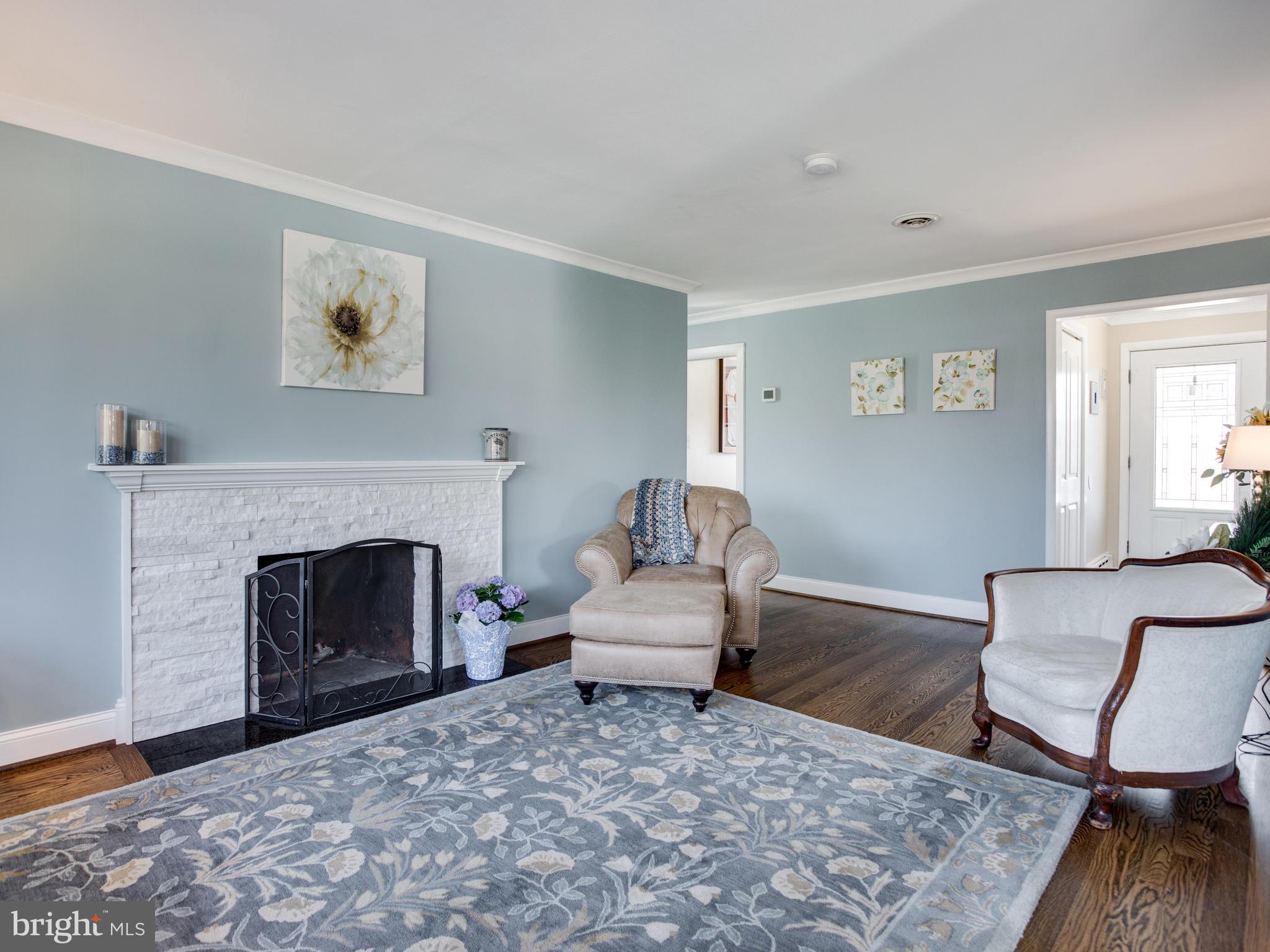 710 Andover Road Linthicum Heights, MD 21090 - Photo 4 of 30 Fireplace with gas rough in