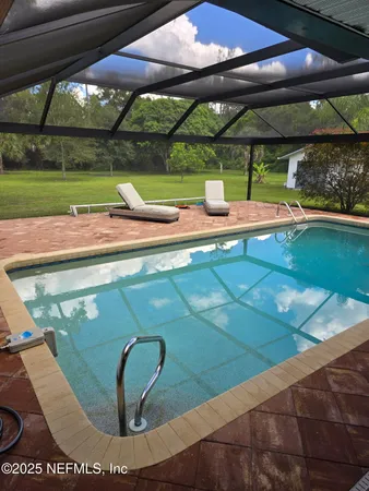 a view of a indoor swimming pool