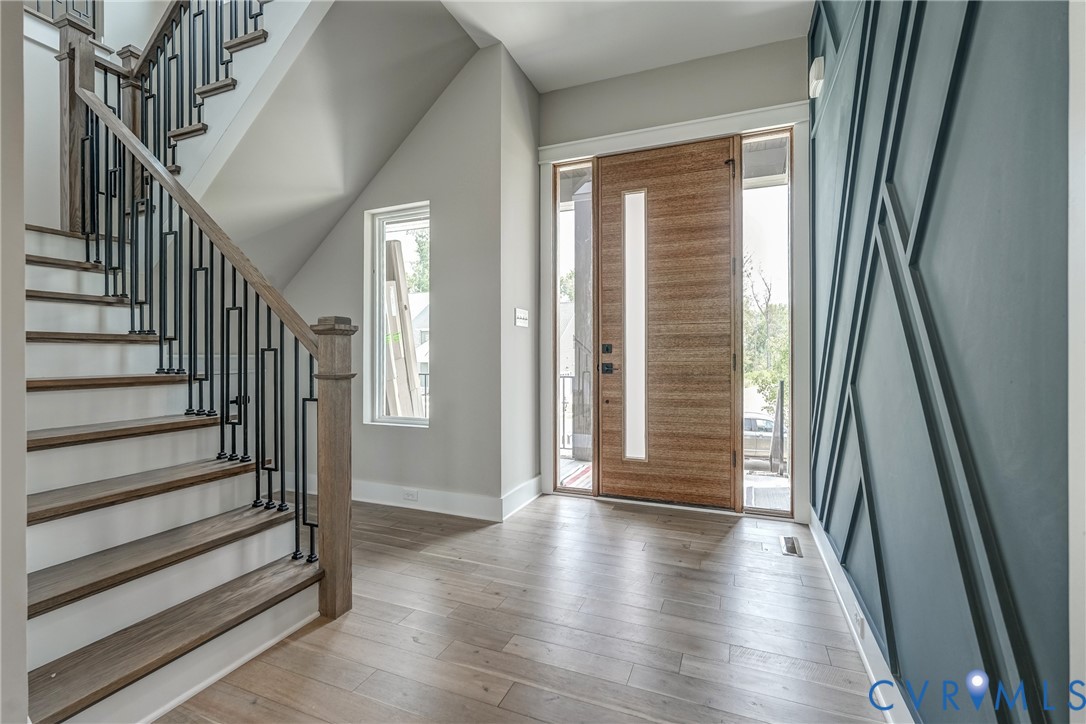 3519 Ampfield Way Midlothian, VA 23112 - Photo 2 of 18 a view of entryway with wooden floor