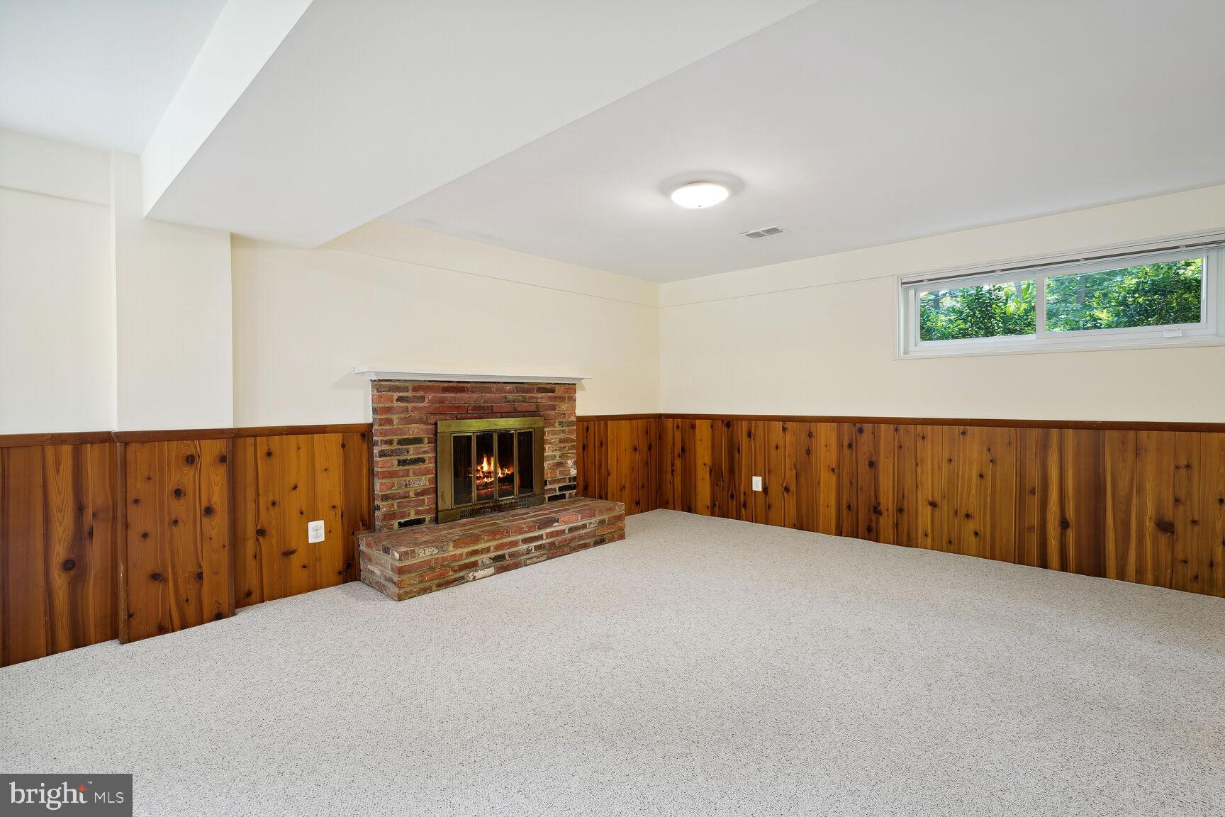6608 Spring Valley Drive Alexandria, VA 22312 - Photo 21 of 33 Wood Burning Fireplace in Rec Room