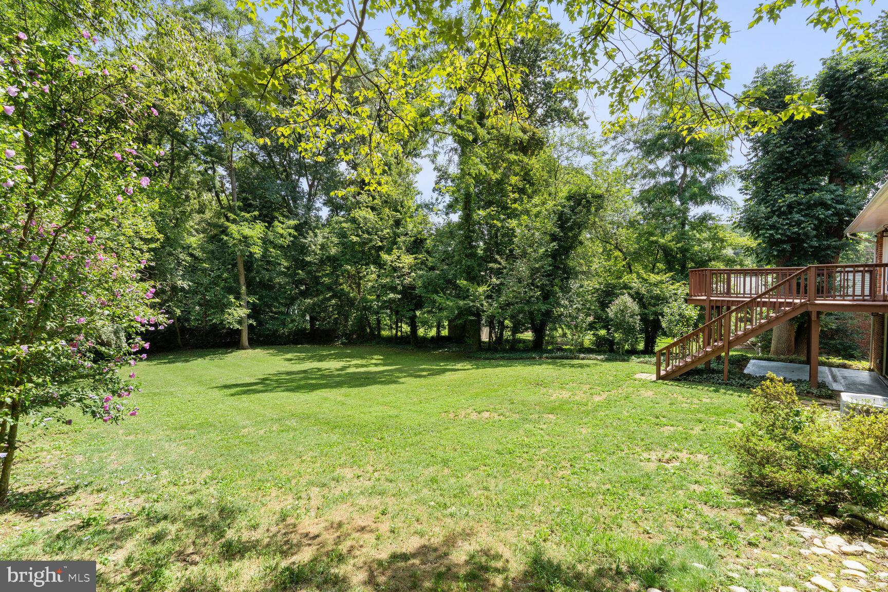 6608 Spring Valley Drive Alexandria, VA 22312 - Photo 26 of 33 Backyard Side View