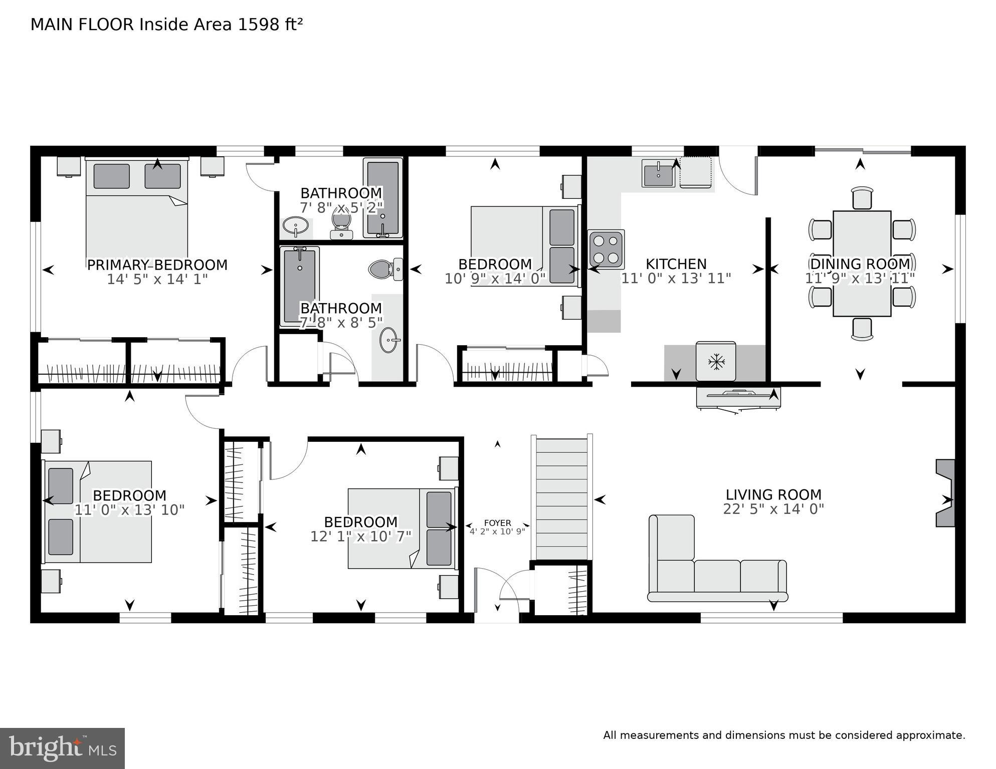 6608 Spring Valley Drive Alexandria, VA 22312 - Photo 31 of 33 Main Floor- Floor Plan