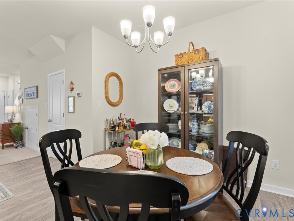 12137 Perdue Springs Loop Chester, VA 23831 - Photo 20 of 45 Dining area featuring light wood-type flooring and