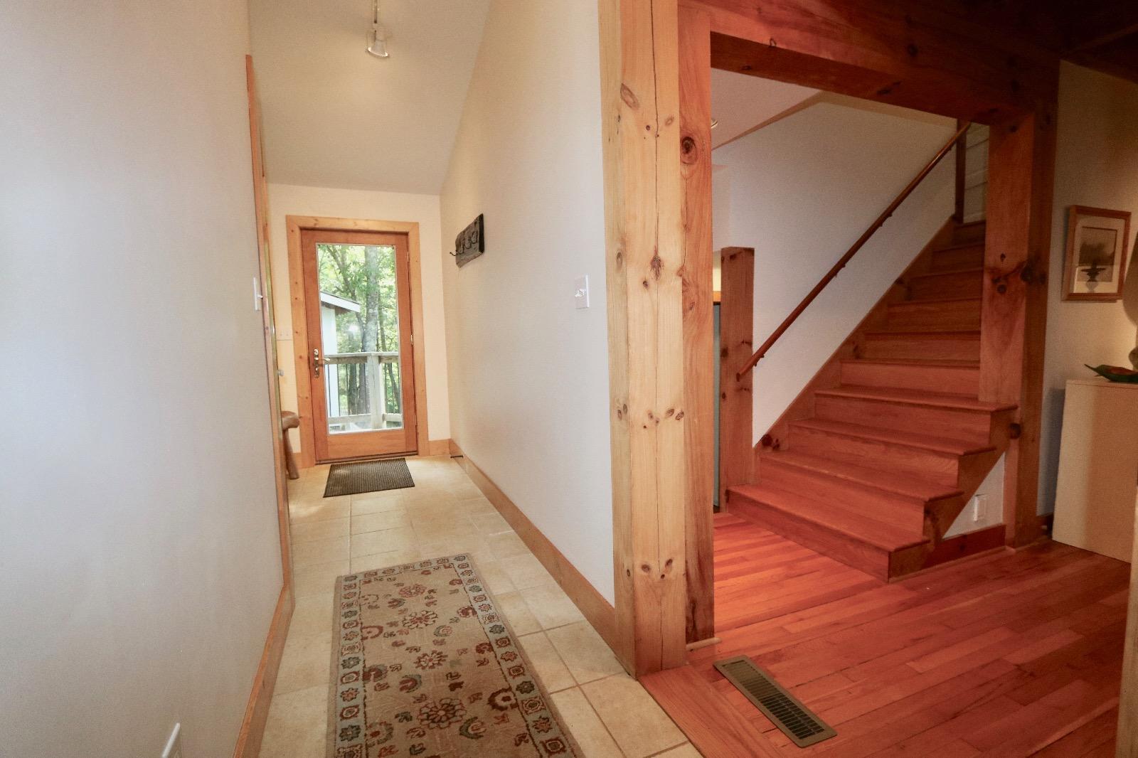 398 George Reed Lane Northwest Floyd, VA 24091 - Photo 16 of 61 a view of a hallway with wooden floor and entryway
