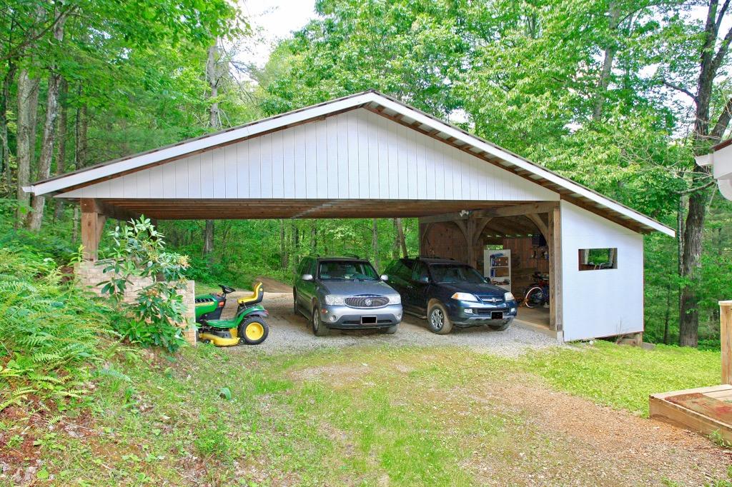 398 George Reed Lane Northwest Floyd, VA 24091 - Photo 56 of 61 a view of a house with backyard and sitting area