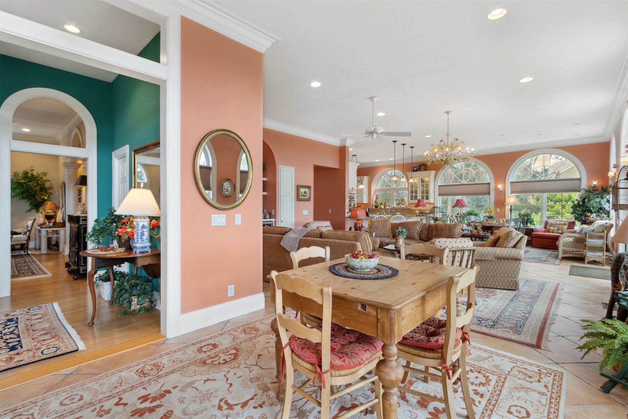 76 Marsh Creek Road Amelia Island, FL 32034 - Photo 31 of 100 a view of a dining room with furniture and wooden floor