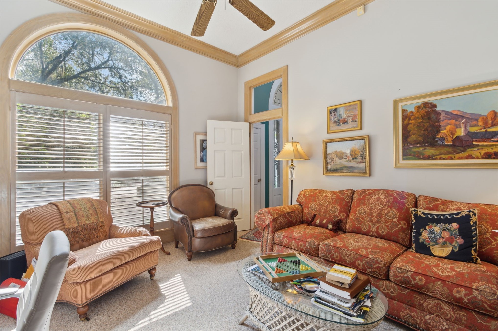 76 Marsh Creek Road Amelia Island, FL 32034 - Photo 40 of 100 a living room with furniture a couch and large window