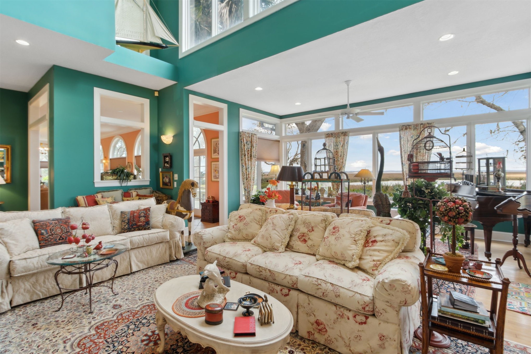 76 Marsh Creek Road Amelia Island, FL 32034 - Photo 5 of 100 a living room with furniture and a large window