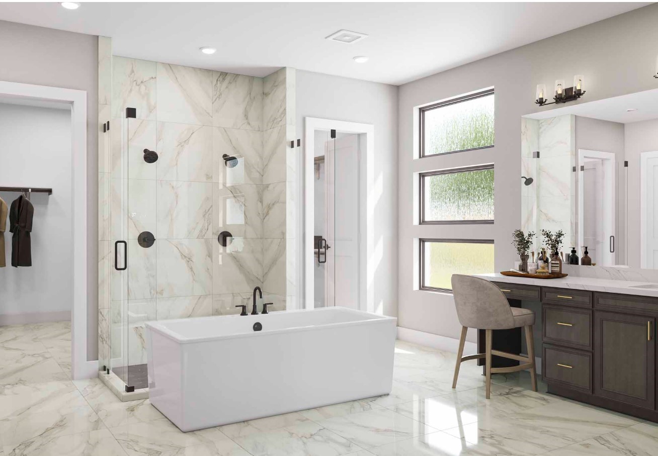 11911 Golden Cove Rosharon, TX 77583 - Photo 9 of 14 a bathroom with a bathtub a sink and a window