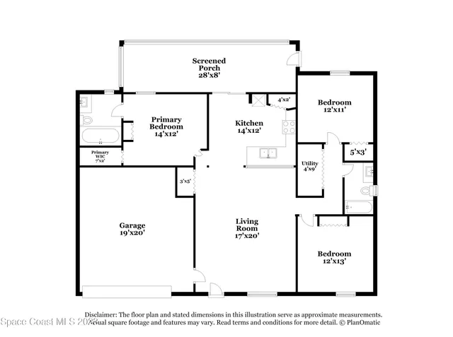 $1,820 | 502 Whitehall Avenue Southwest, Palm Bay, FL 32908