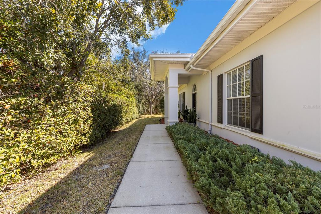 11951 Sheldon Road Tampa, FL 33626 - Photo 6 of 51 a pathway of a house with a yard