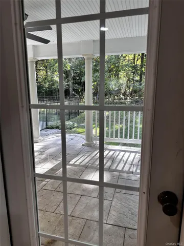 a view of swimming pool from a lake