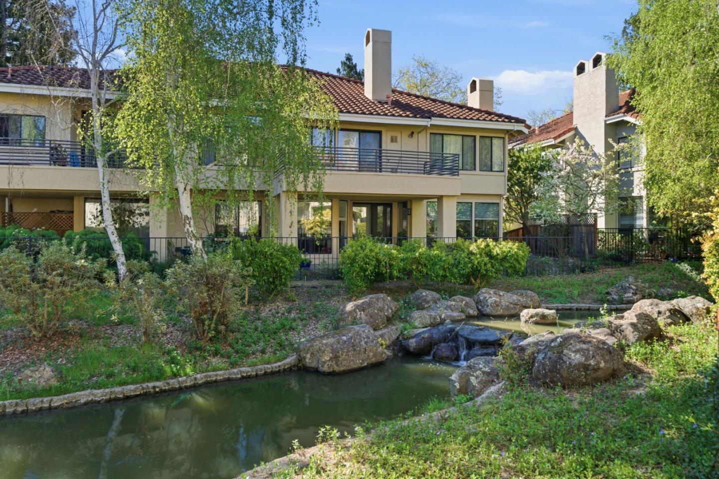 3030 Lakemont Drive, Unit 3 San Ramon, CA 94582 - Photo 9 of 43 a aerial view of a house with swimming pool patio and lake view