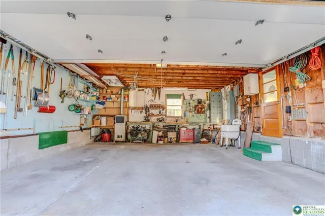 a view of a storage room