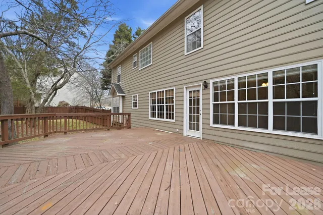 a view of a house with wooden floor