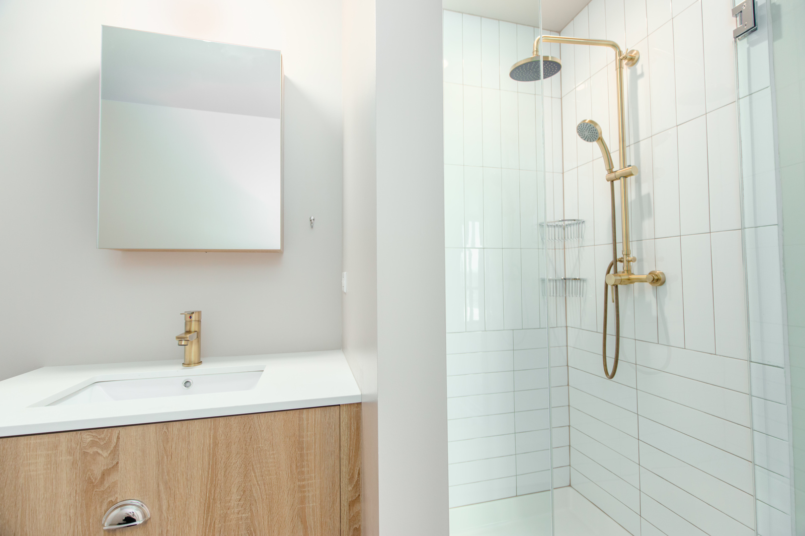 Undisclosed Address Chicago, IL 60613 - Photo 13 of 13 a bathroom with a shower