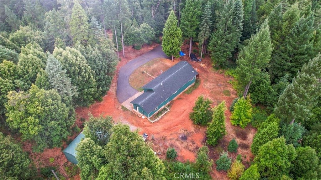 15721 Norcrest Lane Camptonville, CA 95922 - Photo 41 of 43 an aerial view of a house with a yard