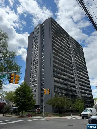 a front view of a building