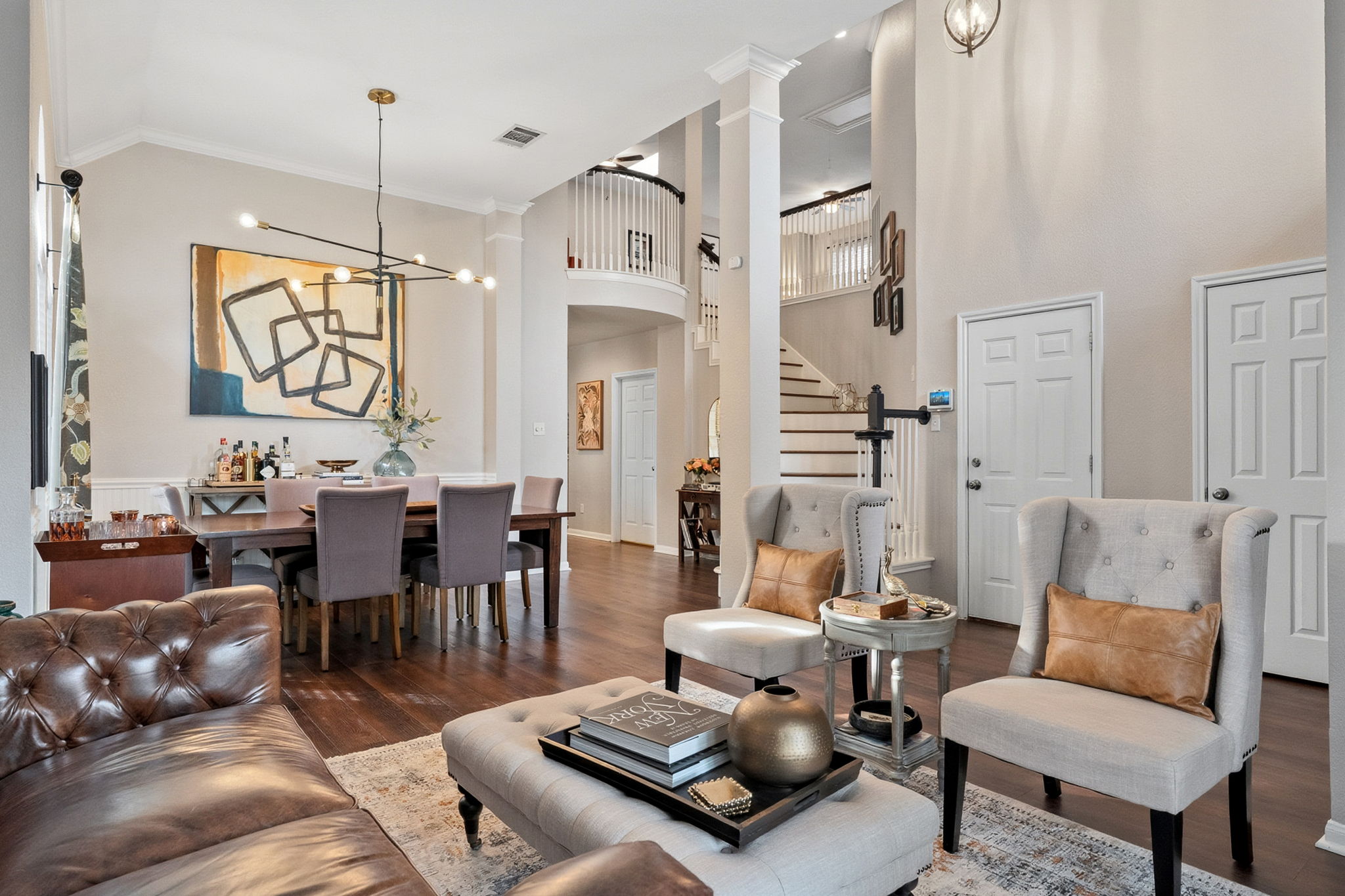 13208 Calf Roping Trail Austin, TX 78727 - Photo 3 of 40 Luxury vinyl plank flooring flows seamlessly through the main living areas.
