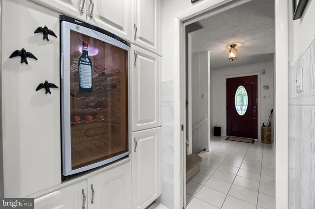 a view of a bathroom from a hallway