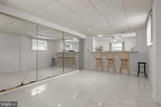 a view of kitchen and window