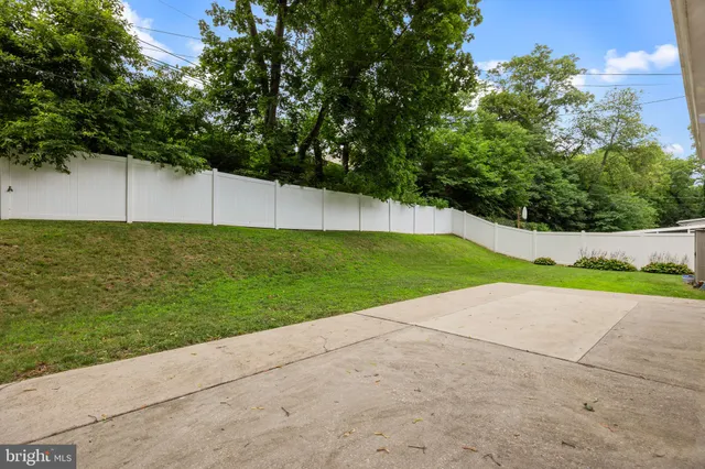 a view of a back yard