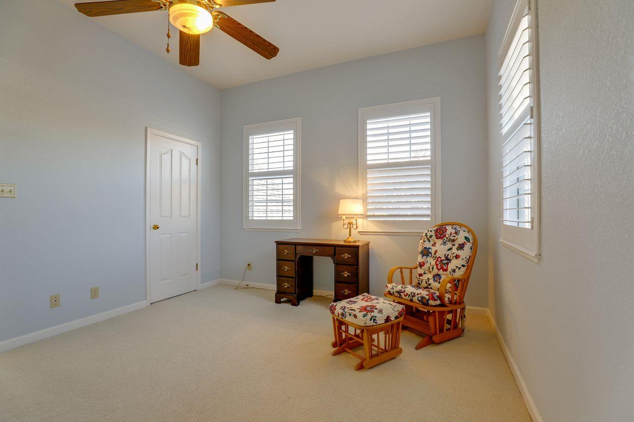 5560 Diablo Hills Road Tres Pinos, CA 95075 - Photo 31 of 46 a bedroom with furniture and a window