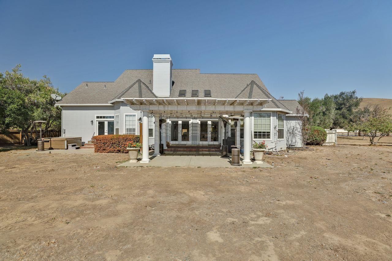 5560 Diablo Hills Road Tres Pinos, CA 95075 - Photo 42 of 46 a front view of a house with a yard