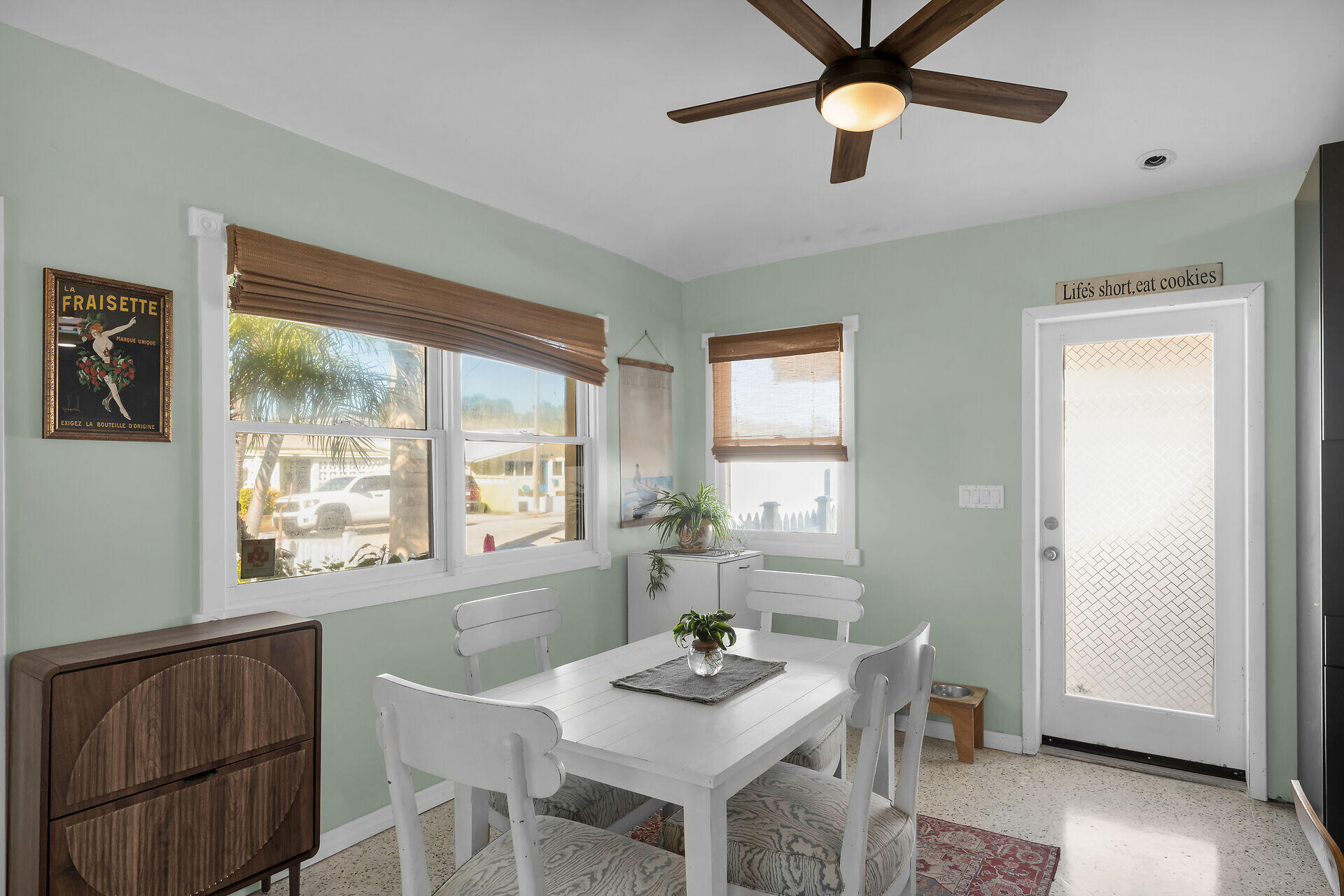 1417 8th Street Key West, FL 33040 - Photo 14 of 44 a view of a dining room with furniture window and wooden floor