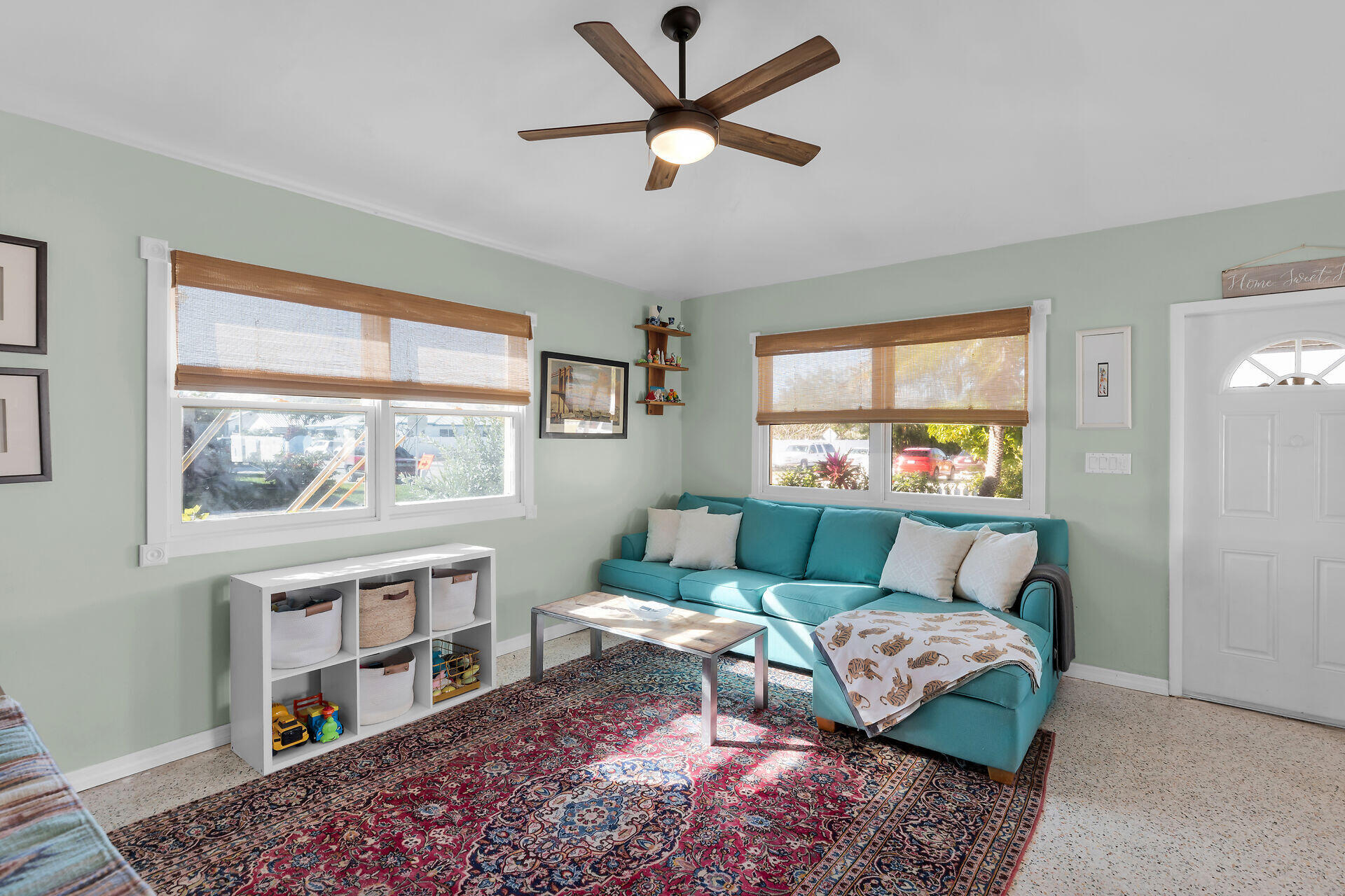 1417 8th Street Key West, FL 33040 - Photo 7 of 44 a living room with furniture a flat screen tv and a window