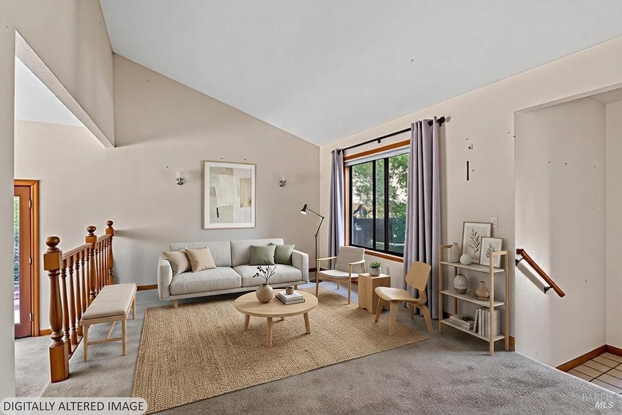 715 Placer Court Santa Rosa, CA 95401 - Photo 6 of 37 a living room with furniture and large windows