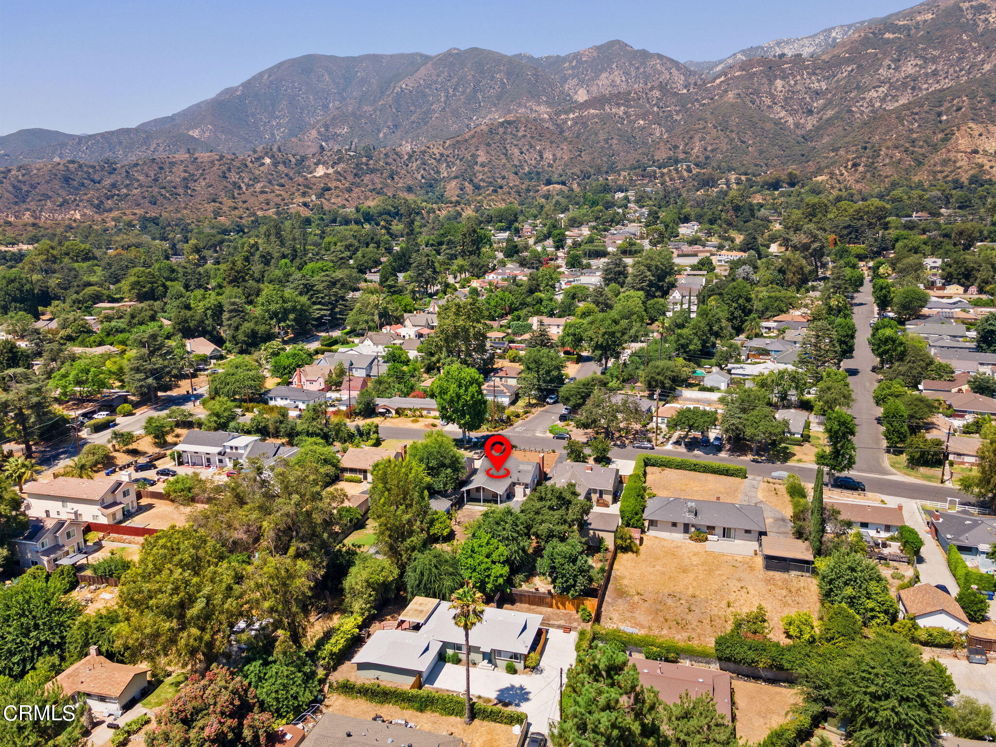 50 Marathon Road Altadena, CA 91001 - Photo 33 of 33 an aerial view of residential houses and city street