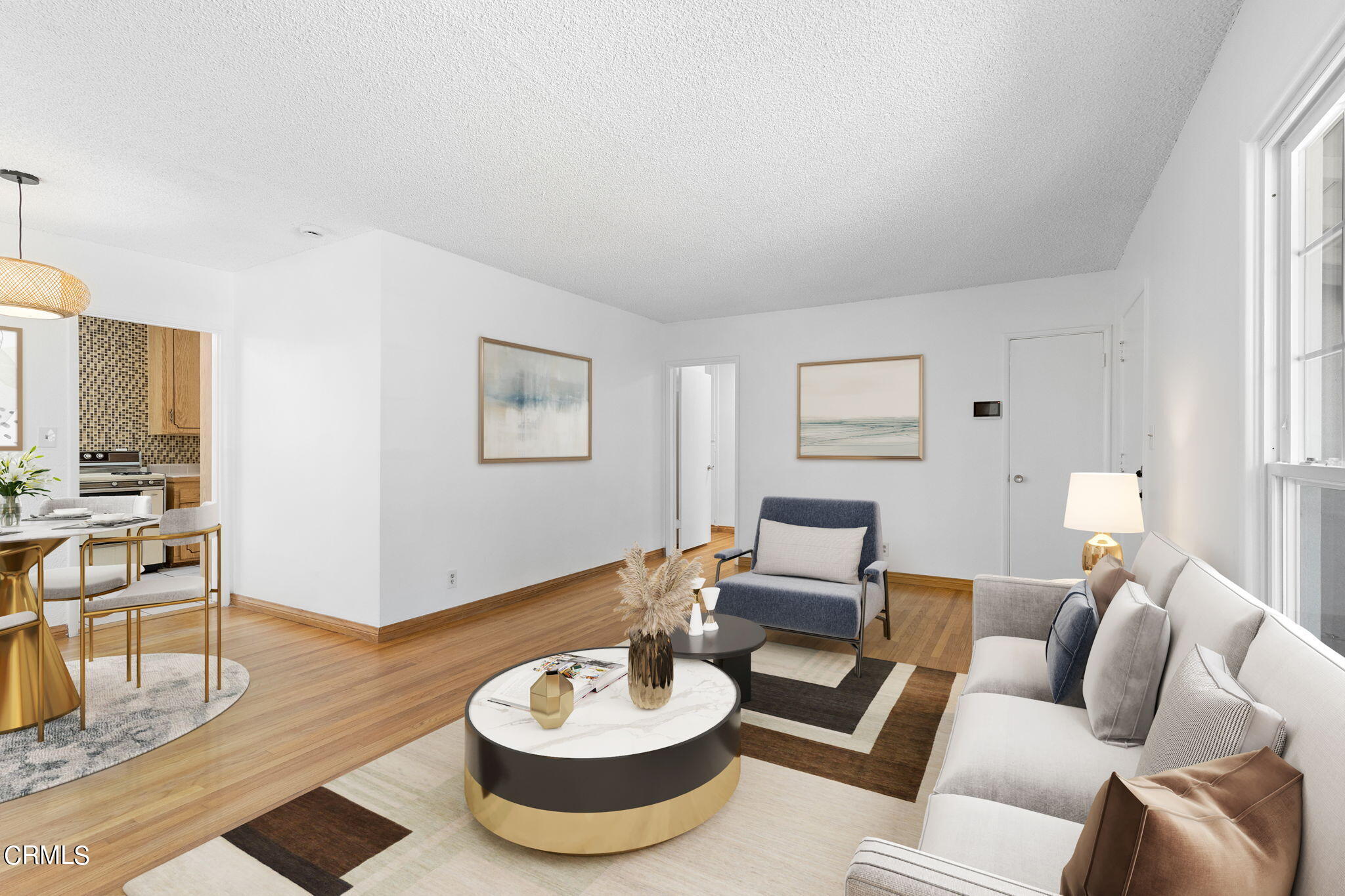 50 Marathon Road Altadena, CA 91001 - Photo 9 of 33 a living room with furniture and a wooden floor