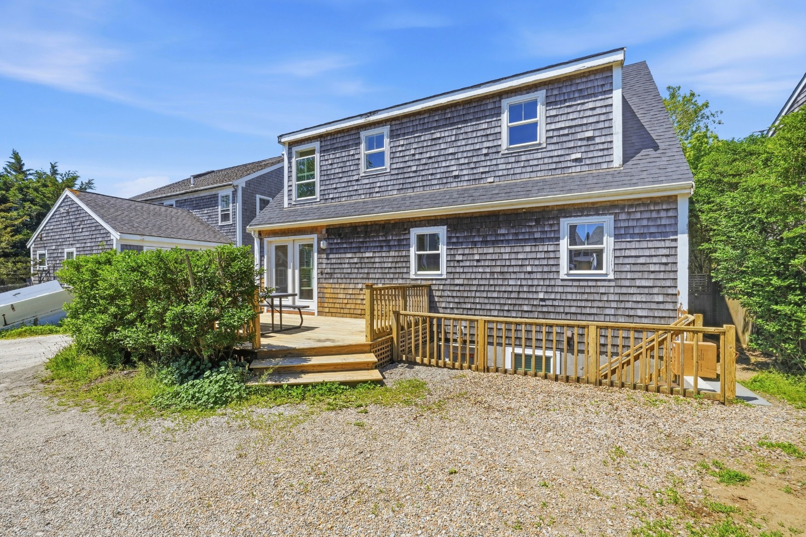 14 Essex Road Nantucket, MA 02554 - Photo 3 of 17 Rear view of Front House