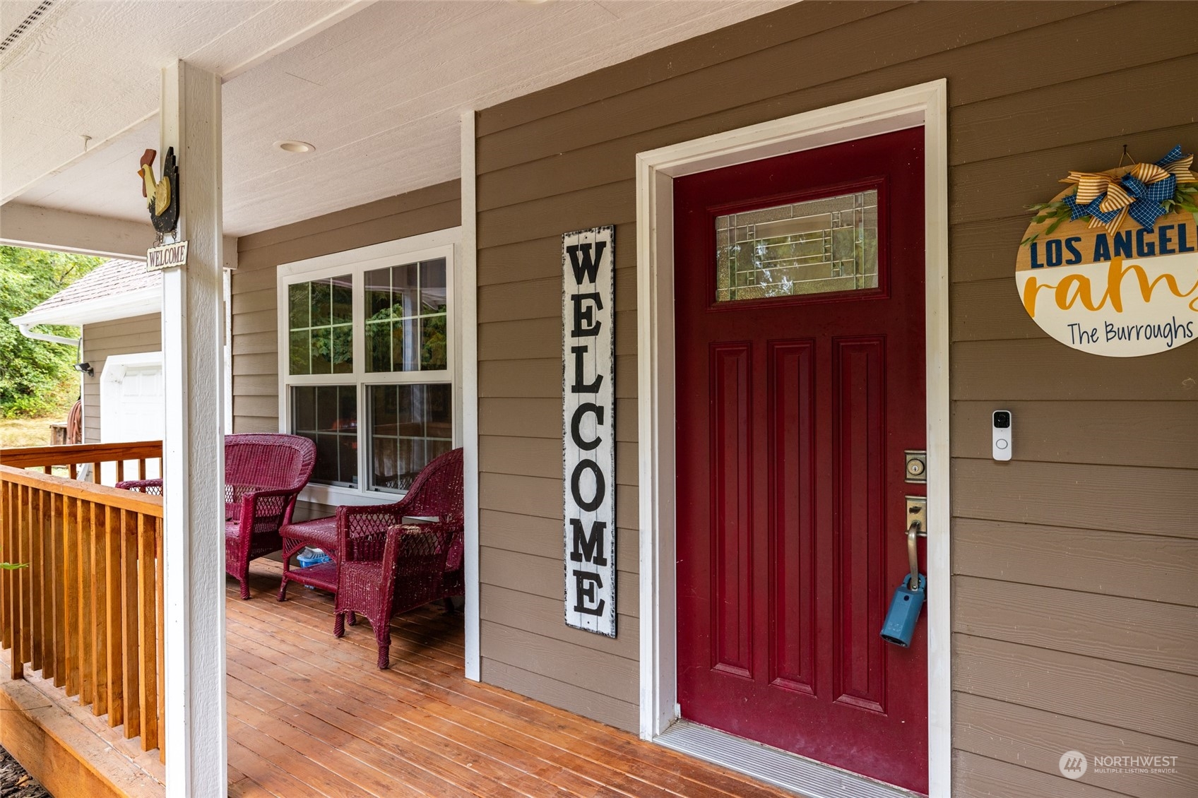 835 Alger Cain Lake Road Sedro-Woolley, WA 98284 - Photo 3 of 38 a view of a entryway door front of house