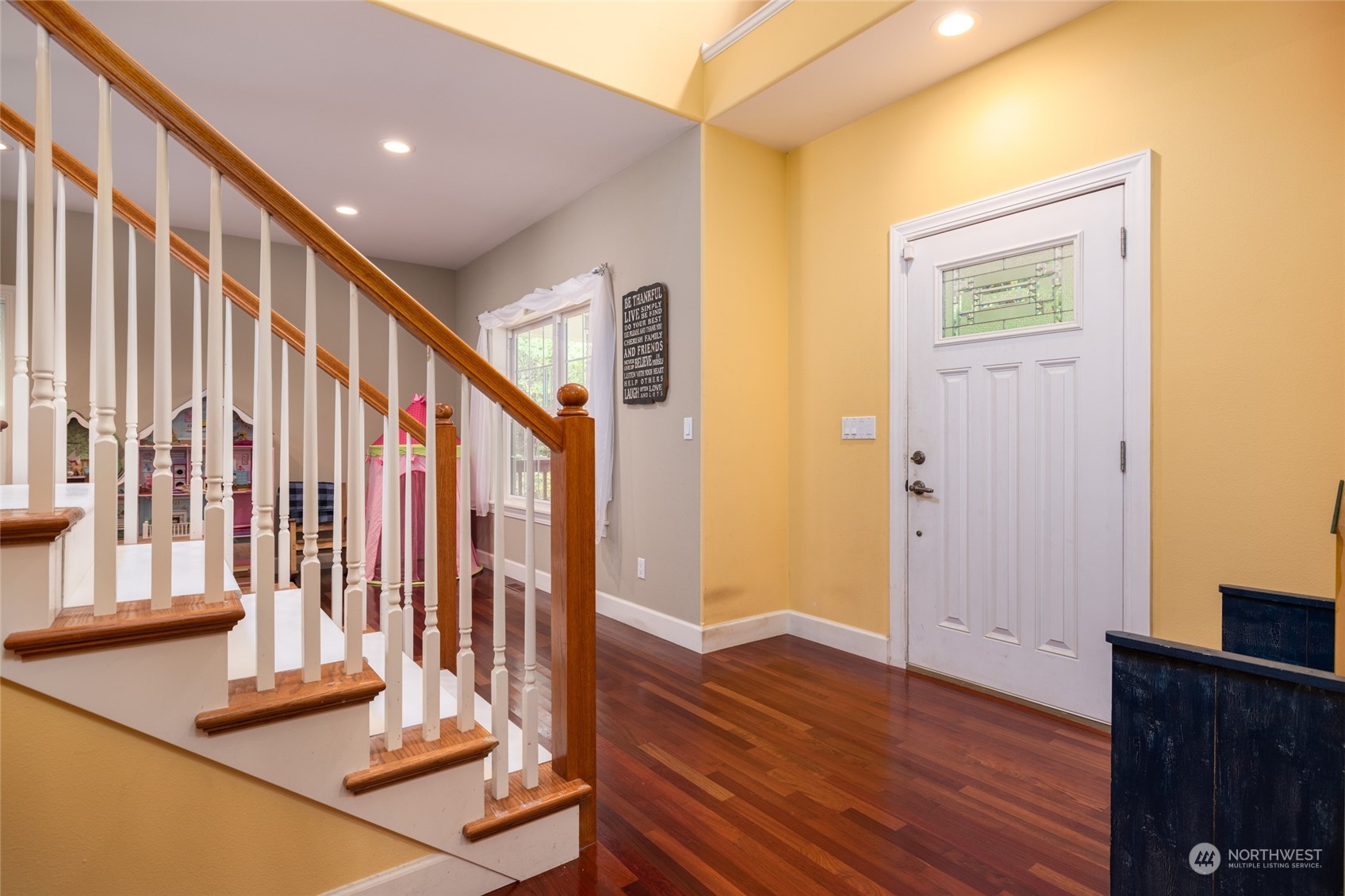 835 Alger Cain Lake Road Sedro-Woolley, WA 98284 - Photo 4 of 38 a view of entryway with wooden floor