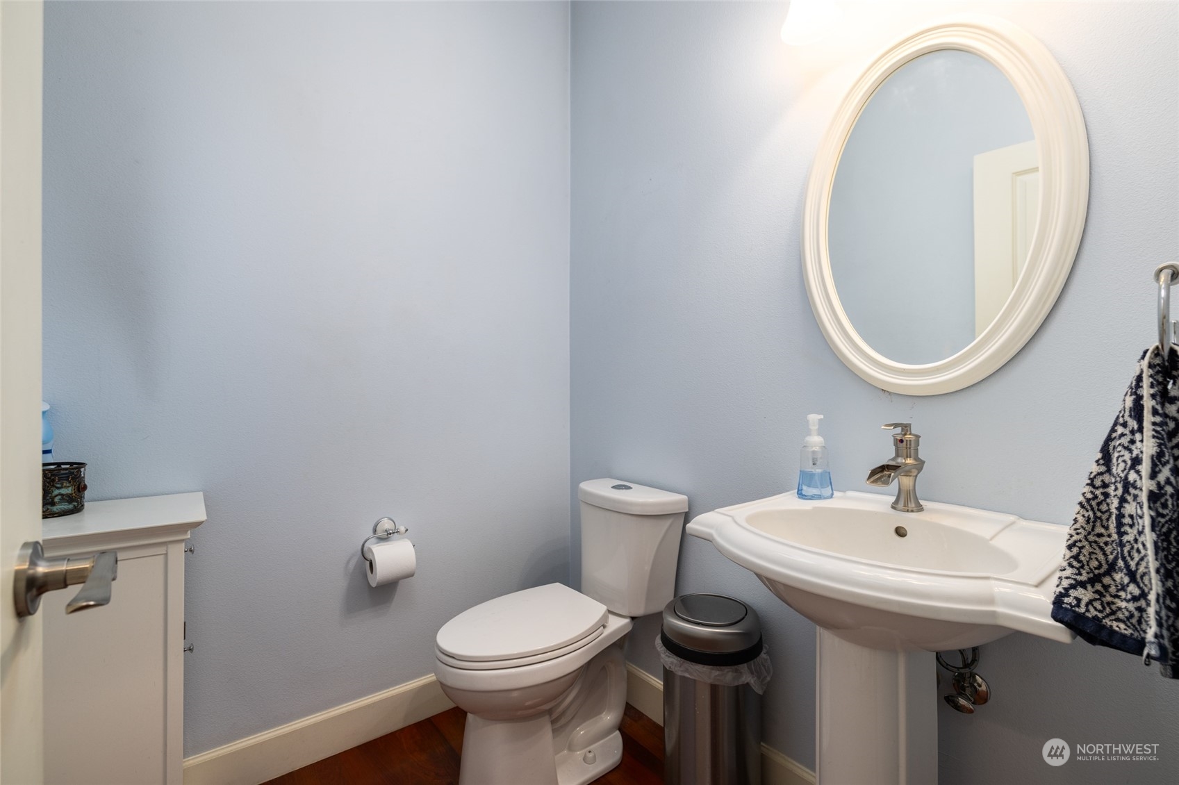 835 Alger Cain Lake Road Sedro-Woolley, WA 98284 - Photo 7 of 38 a bathroom with a sink and a mirror