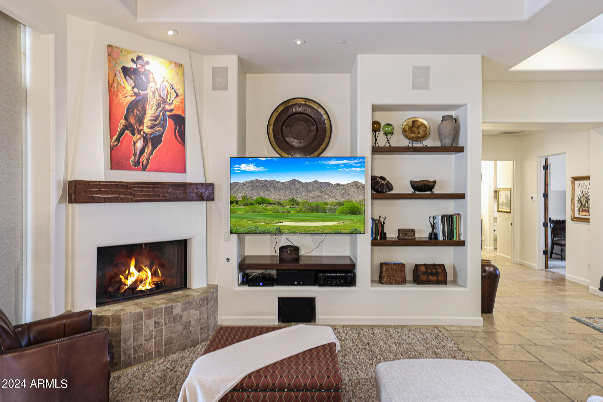 27440 North Alma School Parkway, Unit 363 Scottsdale, AZ 85262 - Photo 12 of 53 Cozy Fireplace