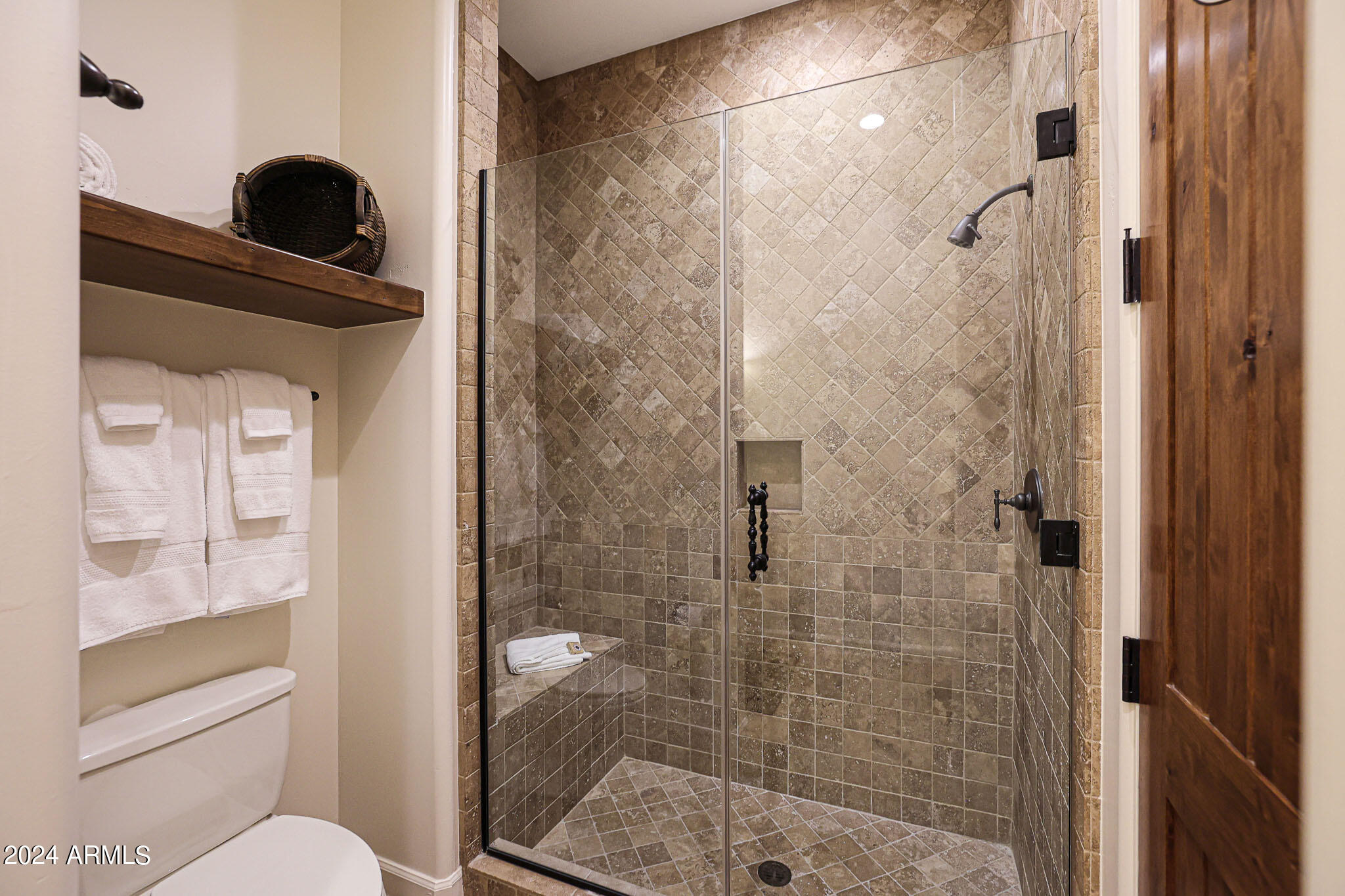 27440 North Alma School Parkway, Unit 363 Scottsdale, AZ 85262 - Photo 25 of 53 a bathroom with a toilet a sink and shower