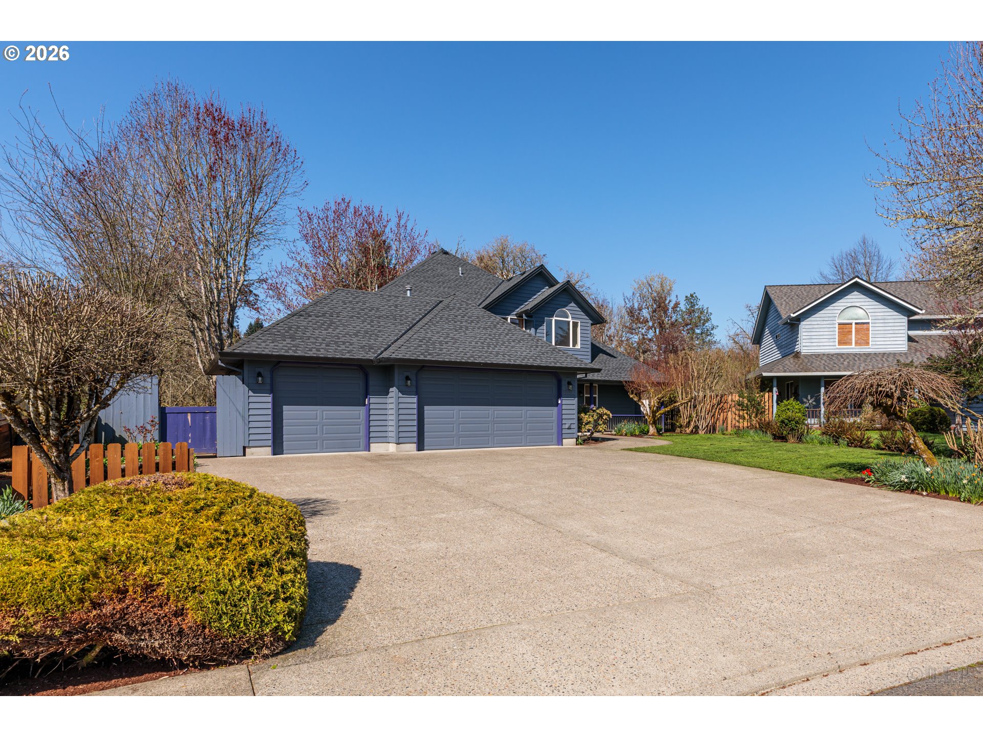 33221 Linden Street Scappoose, OR 97056 - Photo 2 of 35 a front view of a house with a yard