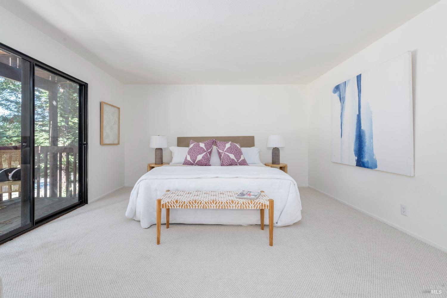 968 Arlene Way Novato, CA 94947 - Photo 24 of 32 a bedroom with a bed lamp and a large window