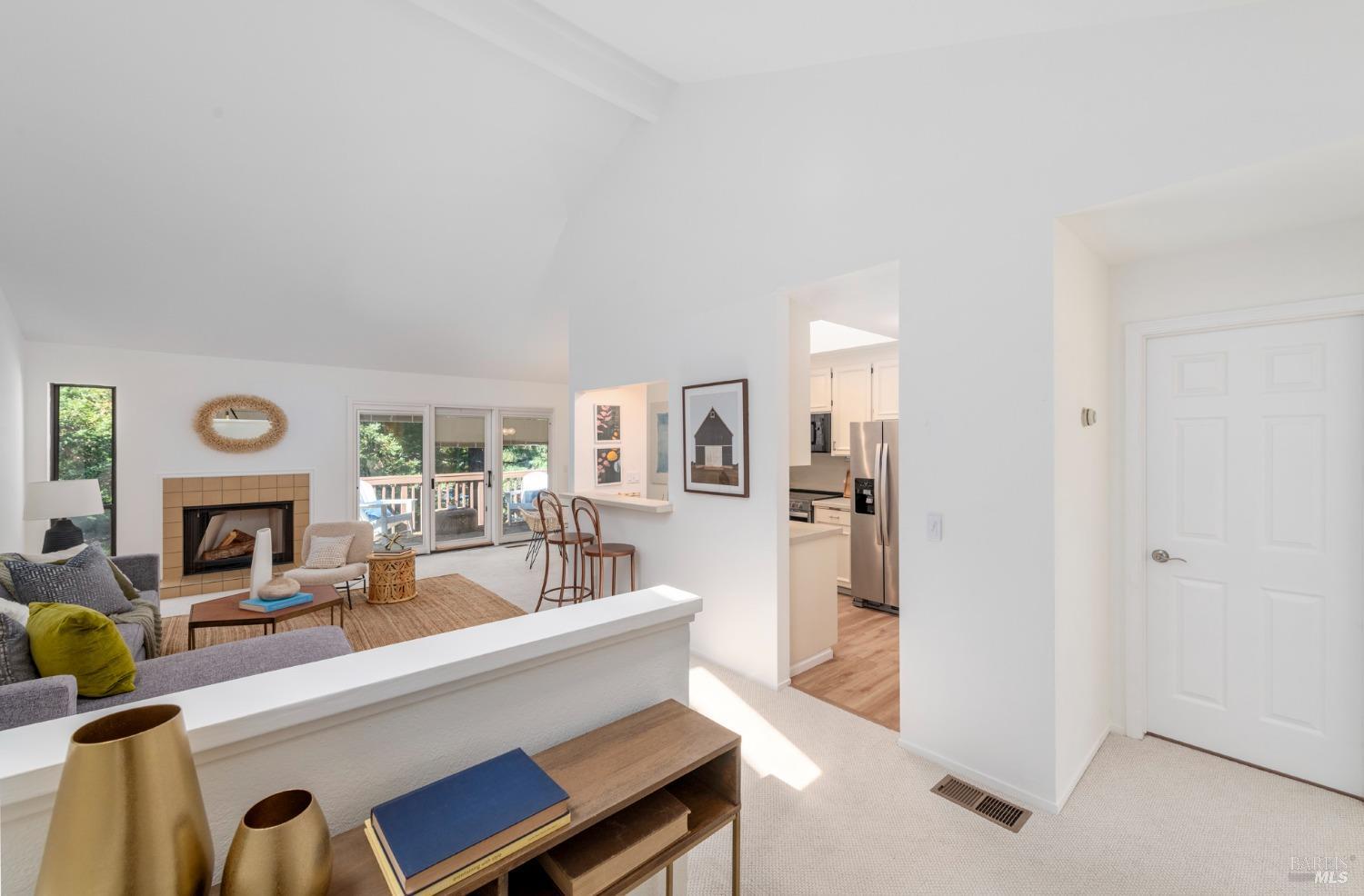 968 Arlene Way Novato, CA 94947 - Photo 5 of 32 a living room with furniture and a fireplace