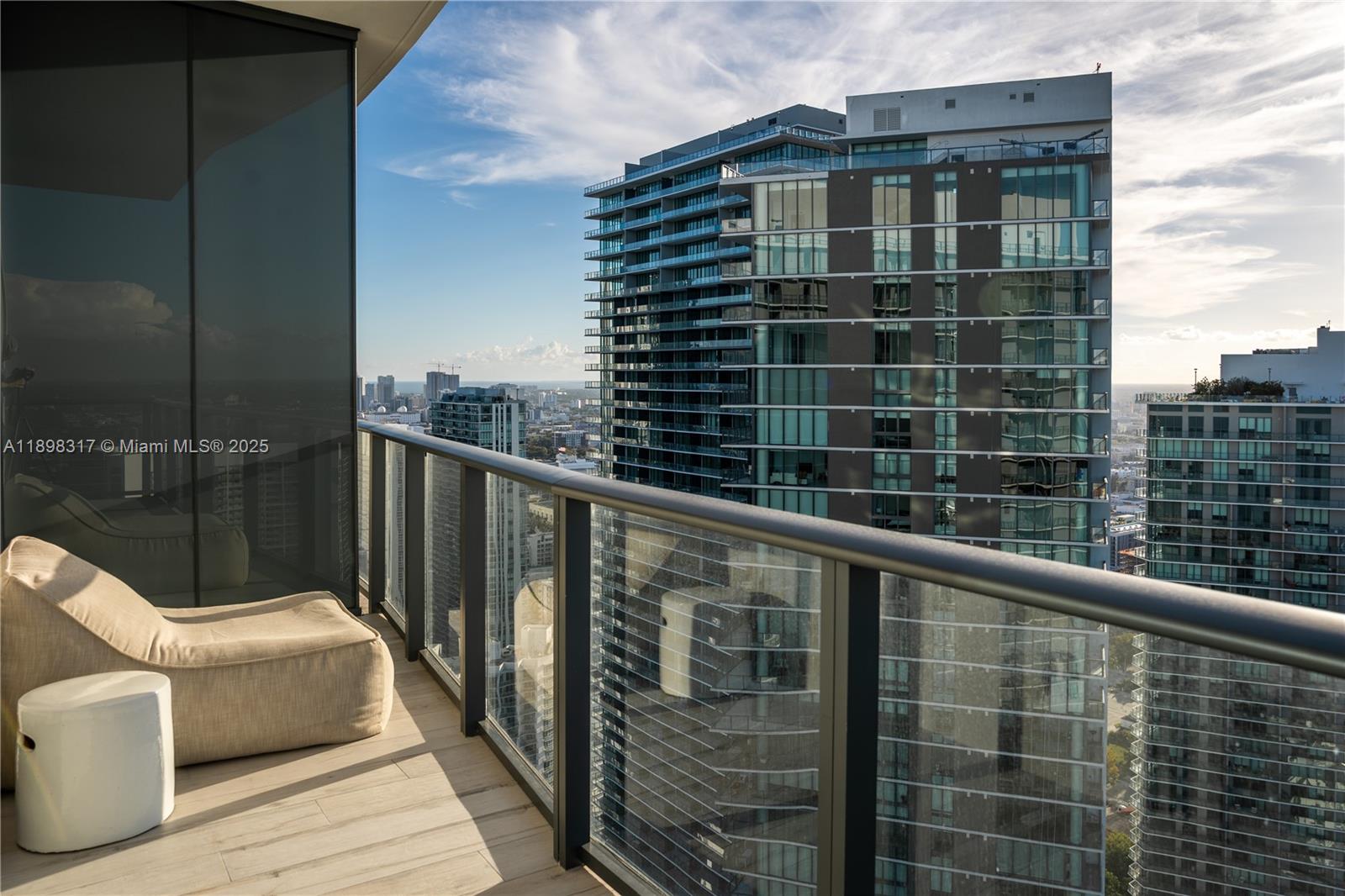 3131 Northeast 7th Avenue, Unit PH4903 Miami, FL 33137 - Photo 13 of 33 a view of balcony with a potted plant