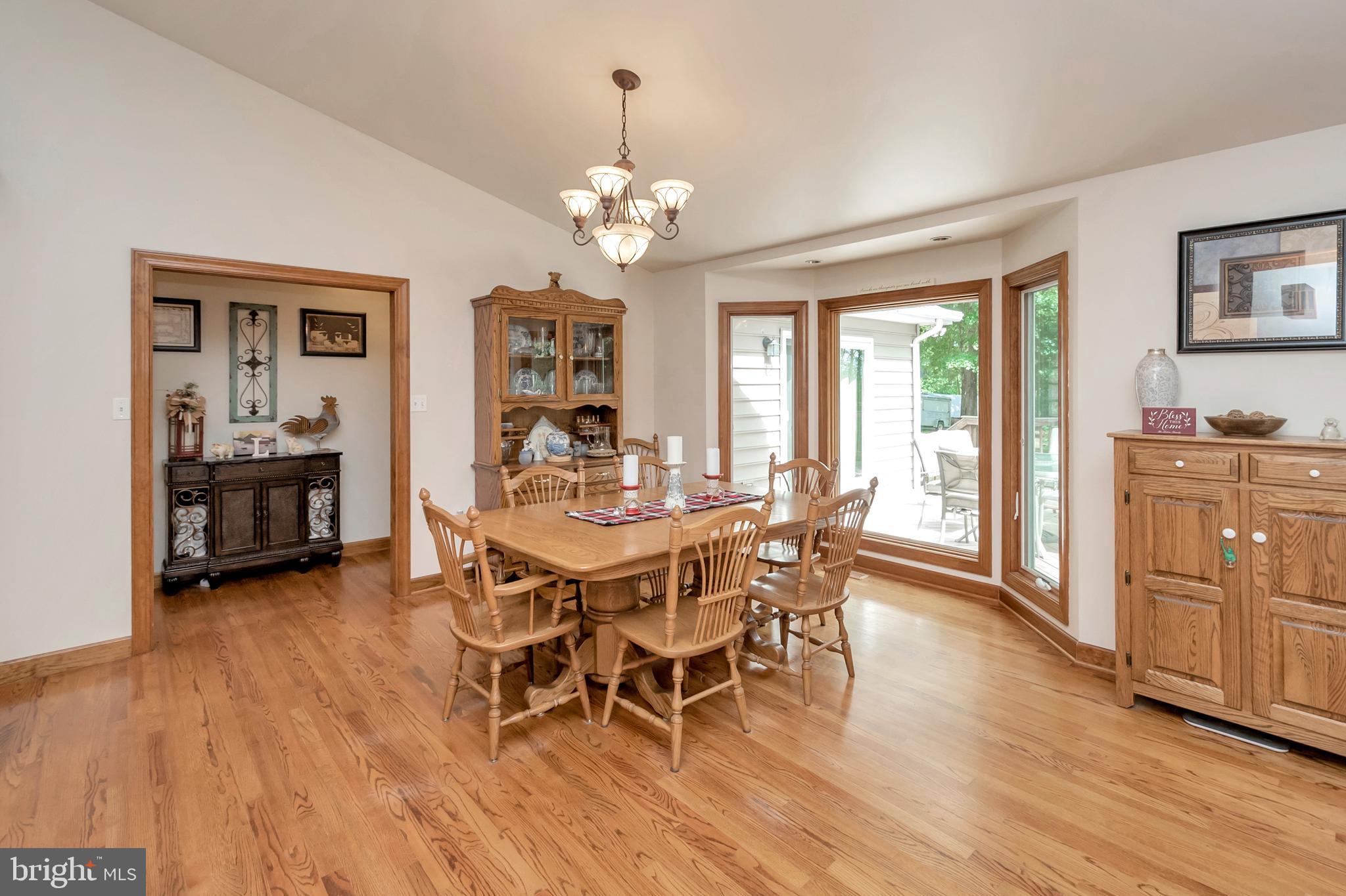3513 Ensors Shop Road Midland, VA 22728 - Photo 16 of 54 Large Dining Area w/ Bay Windows 2 on side open